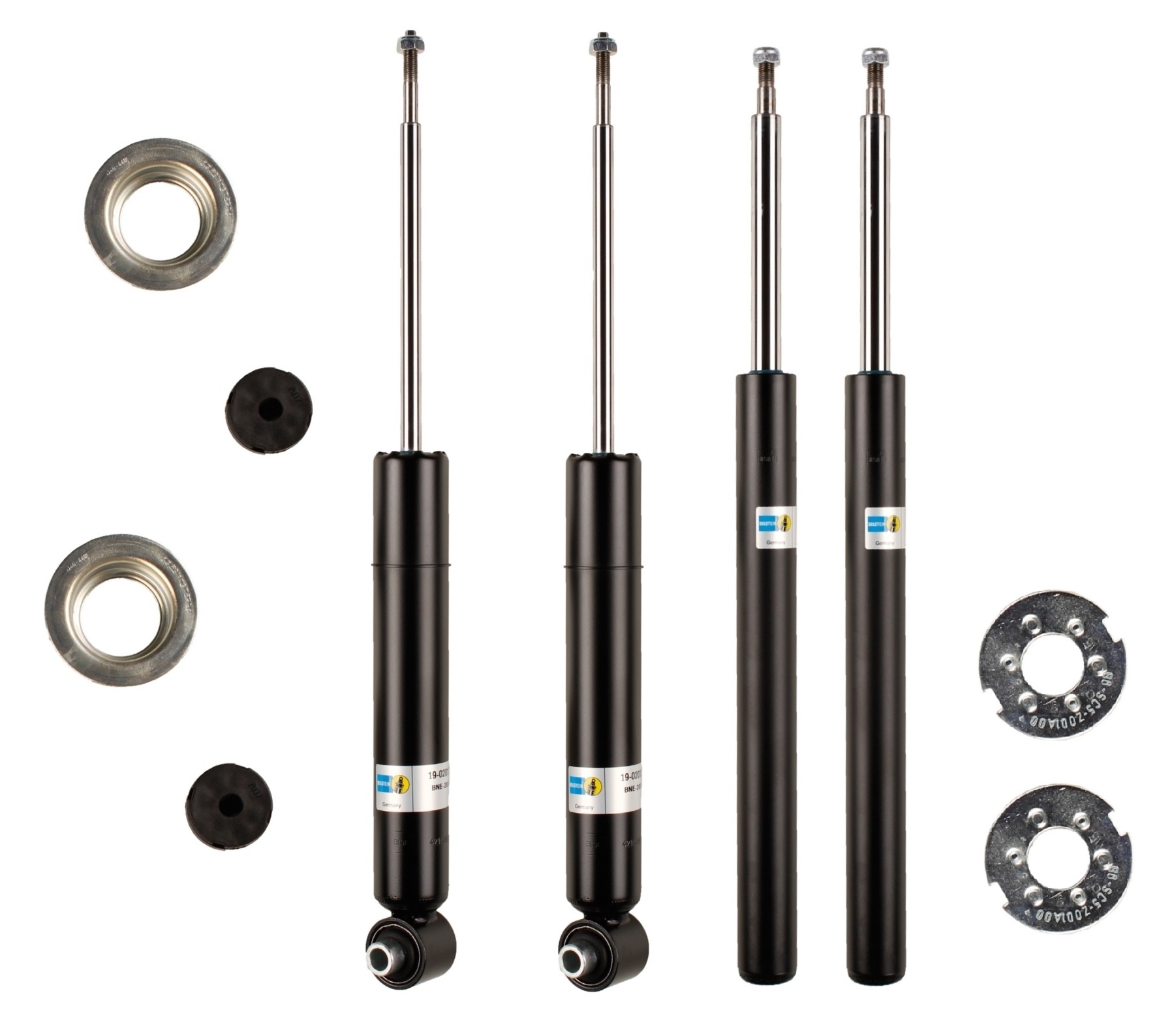4x Bilstein B4 Front & Rear Shock Absorbers set For BMW 5 (E28) 81-87 520 i 21-030512, 19-020174