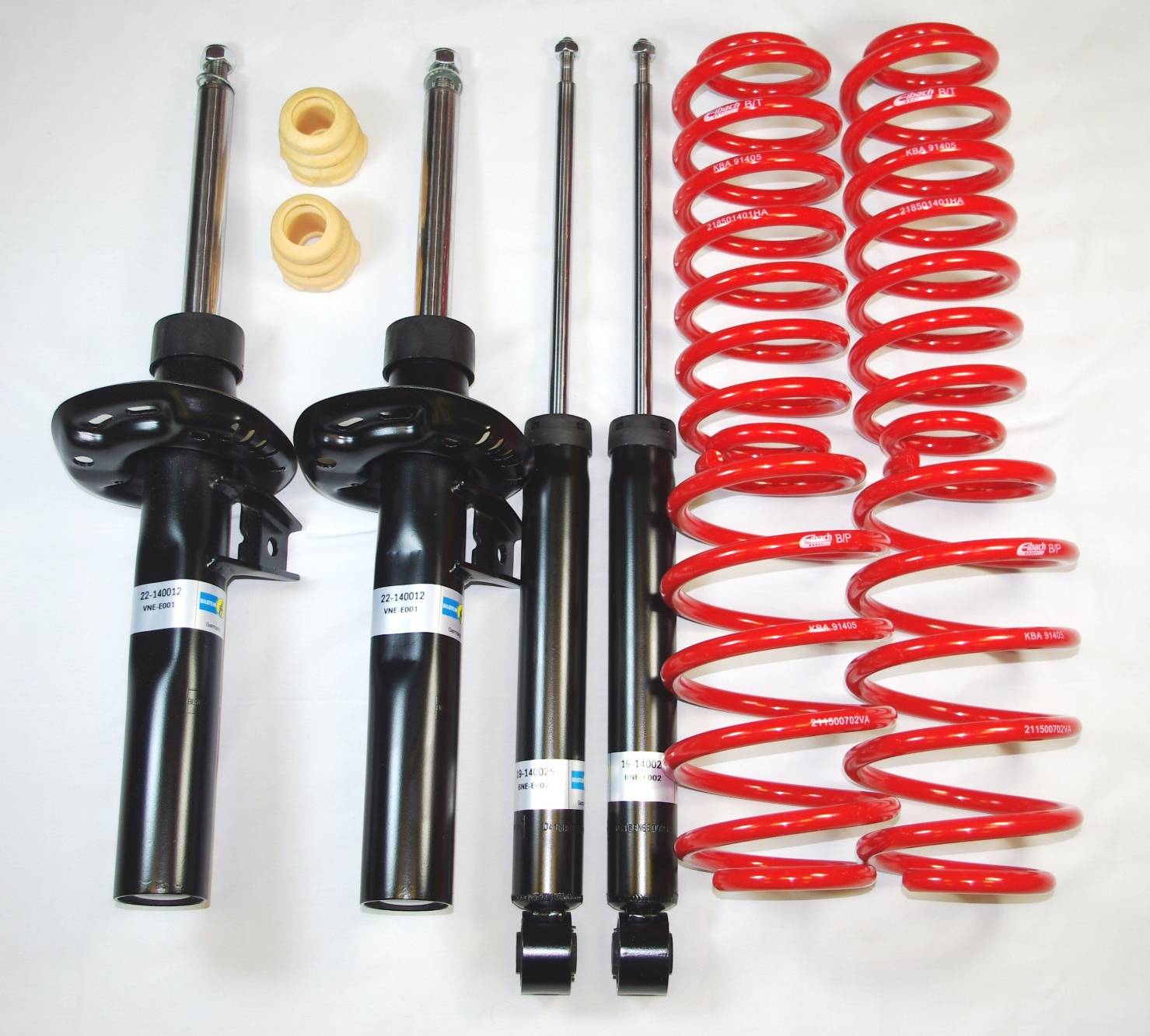 Eibach Lowering Springs & Bilstein Shocks Kit for SEAT Leon Mk2 TFSi FR CUPRA TDCLEON1P