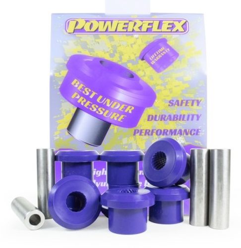 Powerflex Poly Rear Spring Eye + Shackle Bushes Set for VW Caddy Mk3 Mk4 2K