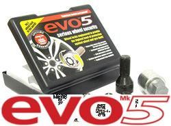 Set Of 4 Evo MK5 M14x1.50 Black Locking Bolts For Alloy Wheels 099/5-BK