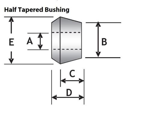 TAPERED SHOCK BUSH 19MM 4B