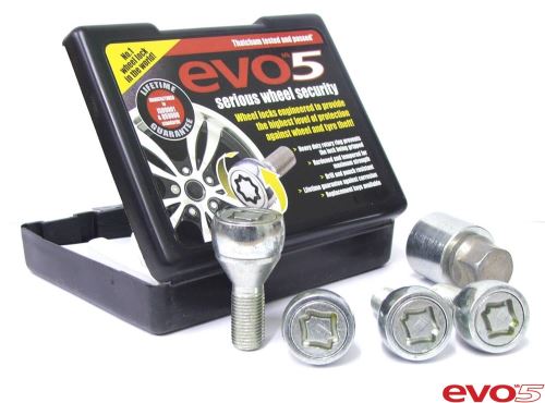 Lotus Elise Series 2 (01on) Evo Mk5 Locking Wheel Bolt Set - Fit The Best!