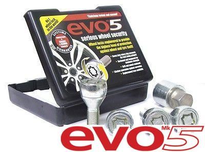 Evo Mk5 Locking Wheel Bolt Set