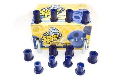 SuperPro Polyurethane Front And Rear Spring Car All Bush Bundle Kit KIT0018K