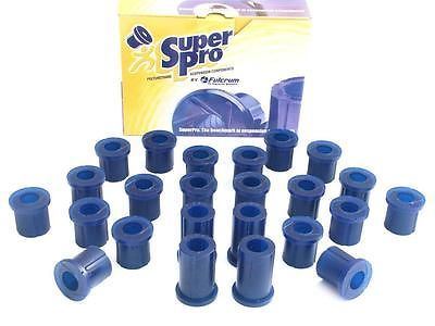 SuperPro Poly Front And Rear Spring All Bush Bundle Kit High Stability KIT0024K