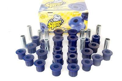 SuperPro Polyurethane Front , Rear Control Arm , Leaf Spring Bush Kit KIT5142BK