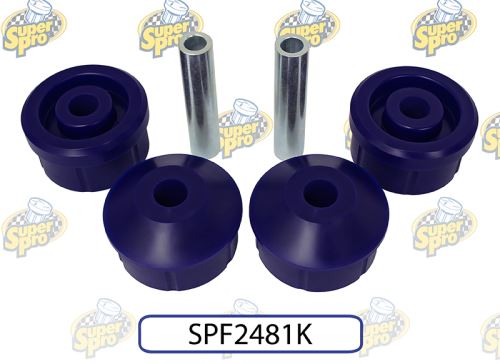 SuperPro Poly Rear Axle / Beam Car Pivot Bush Kit Improved Stability SPF2481K