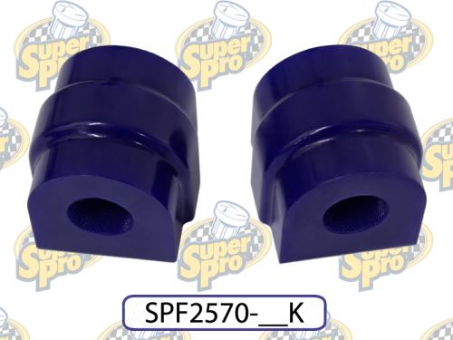 SuperPro Polyurethane 14mm Rear Sway Bar Mount Car Bushing Kit SPF2570-14K