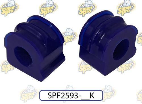 SuperPro Polyurethane 15mm Front ARB Car Anti Roll Sway Bar Bush Kit SPF2593-15K