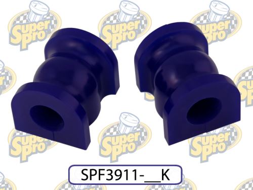 SuperPro Polyurethane 19mm Rear Sway Bar Mount Car Bushing Kit SPF3911-19K