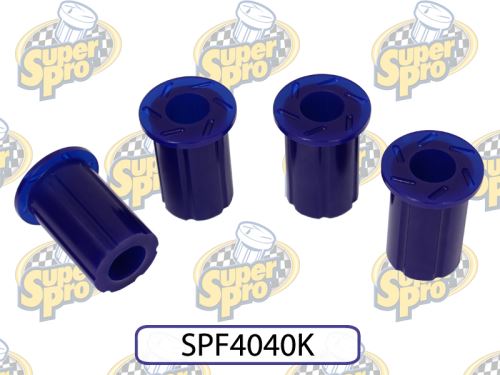 SuperPro Polyurethane Rear Spring Rear Upper Shackle Car Bushing Kit SPF4040K