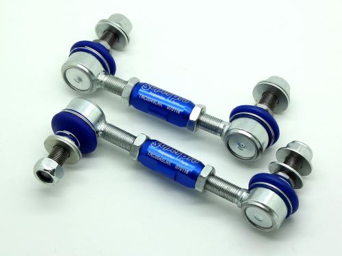 PAIR SuperPro Antiroll/Sway Bar Universal Adjustable Drop Links 10mm x 125-145mm