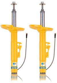 PAIR Bilstein 2x B6 Rear Kit Gas Shock Absorbers Dampers El. Adjust 26-118260