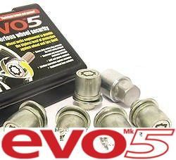 Daihatsu Terios 99on (Set of 5) Evo Mk5 Locking Wheel Nut Set - Fit The Best!