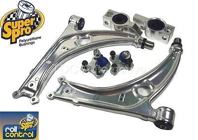 Seat Leon (04on) Alloy Front Control Arm Wishbone Bush, Ball Joint Kit Superpro