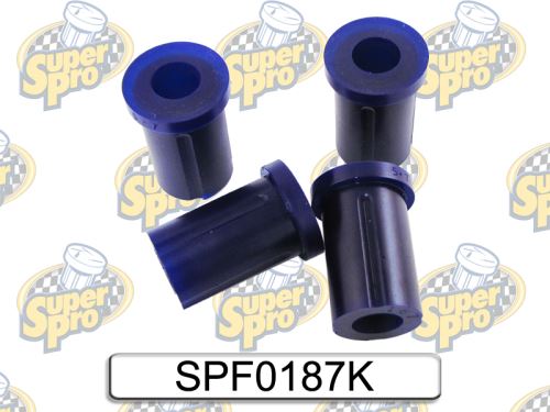 For Mitsubishi L200 & Triton 06on Rear Spring Shackle Bush Kit - SuperPro Poly