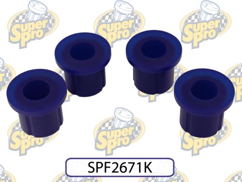 Toyota Hilux 2WD 05on Rear Spring, Rear Eye Bush Kit - SuperPro Poly