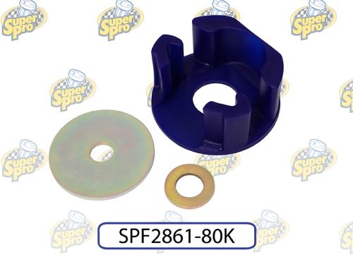 VW Golf Mk5/6 04-08 Petrol Lower Torque Mount Dogbone Bush Insert Kit SuperPro