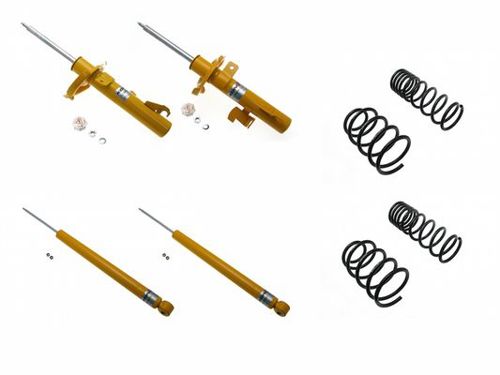 KONI Sport Kit Front + Rear Shock Absorber + Lowering Spring Set