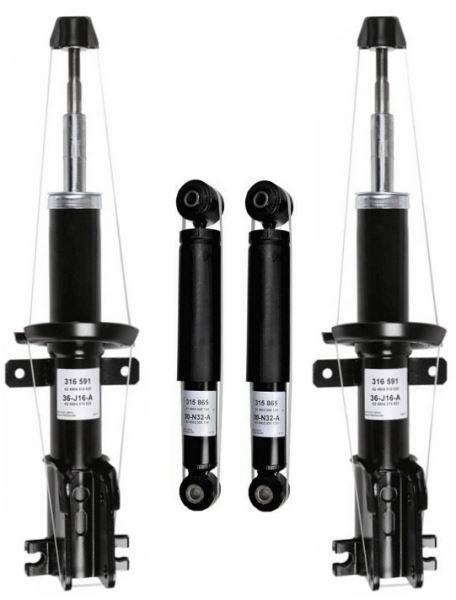 Sachs 4x Shock Absorbers Dampers Front & Rear Vivaro A B NV300 Trafic Primastar