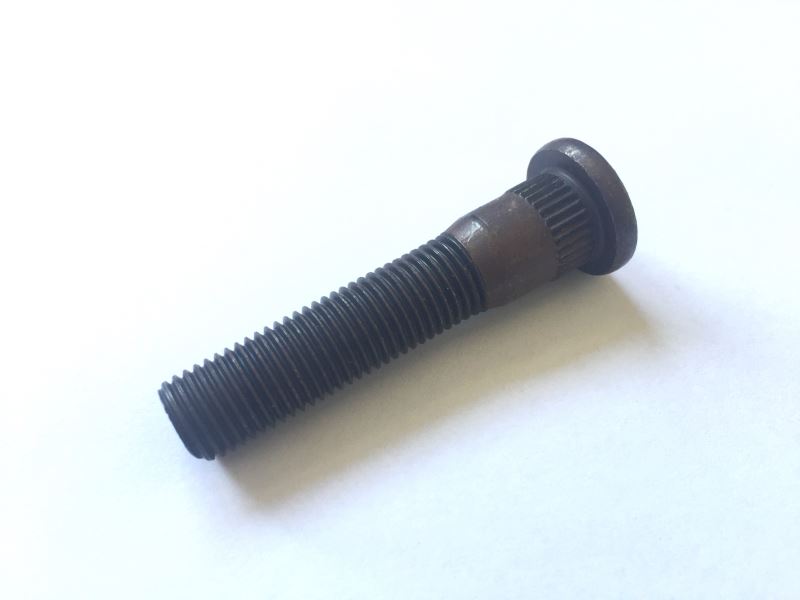 7/16 " UNF, 38mm Long, 13.1mm Spline, Wheel Stud - For Ford Fitments