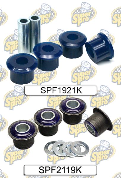 For Vauxhall Viva HC Front Upper & Lower Arm Wishbone Bush Kit - SuperPro Poly