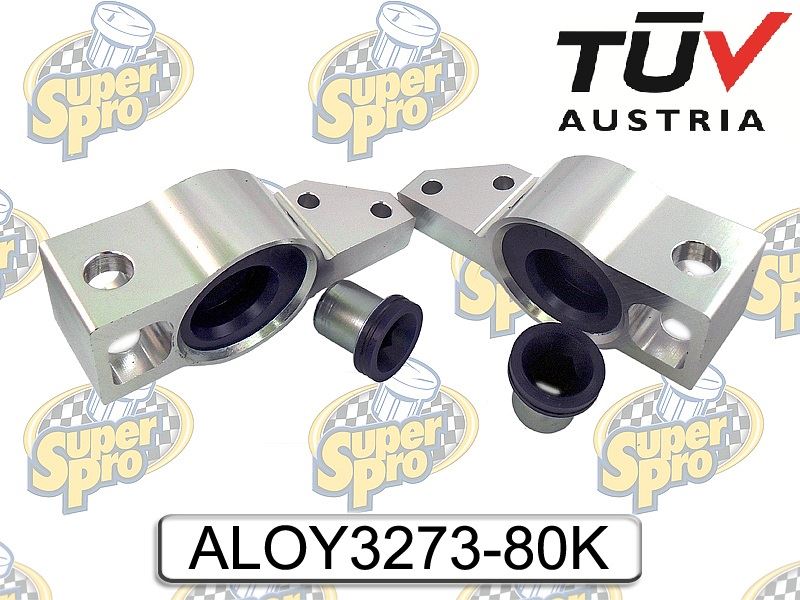 SuperPro Poly Supaloy Front Arm Car Bush and Mounting Kit Anti-Lift ALOY3273-80K