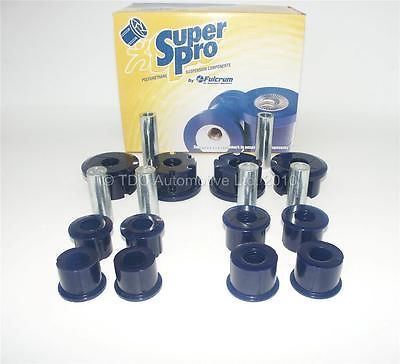 SuperPro Polyurethane Rear Spring Bush All Bundle Improved Stability KIT0071K