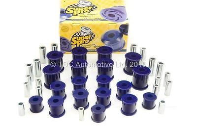 SuperPro Polyurethane Front , Rear Suspension SuperPro Bush Kit With New Shells