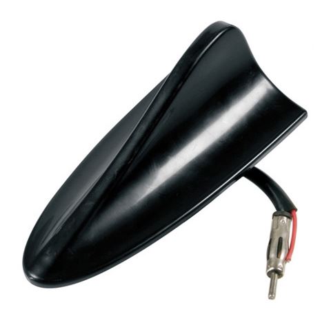 Universal Black Car Shark Fin Aerial Antenna Roof AM/FM Radio Signal 12v Large