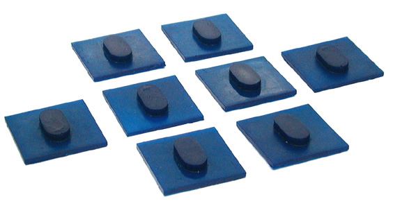 SuperPro Polyurethane Rear Leaf Spring Slipper Pad Kit High Quality SPF0218K