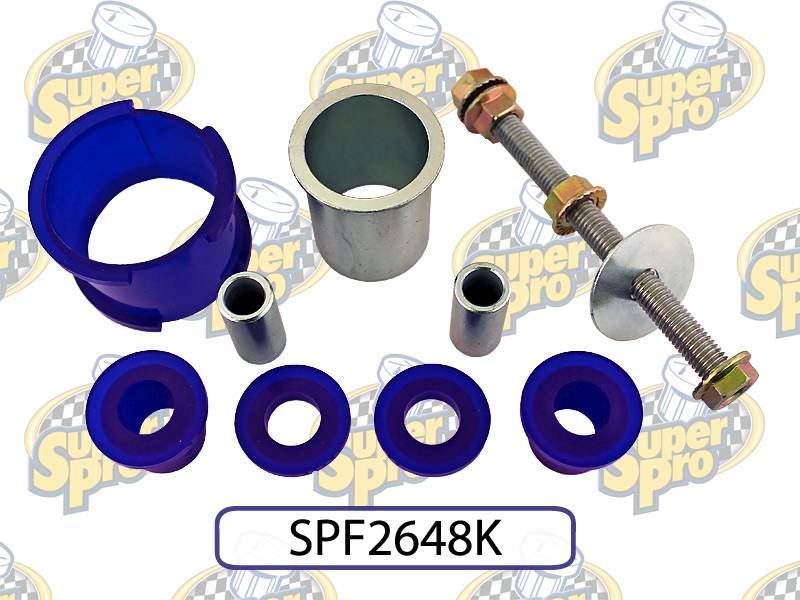 SuperPro Polyurethane Front Steering Rack , Pinion Mount Car Bush Kit SPF2648K