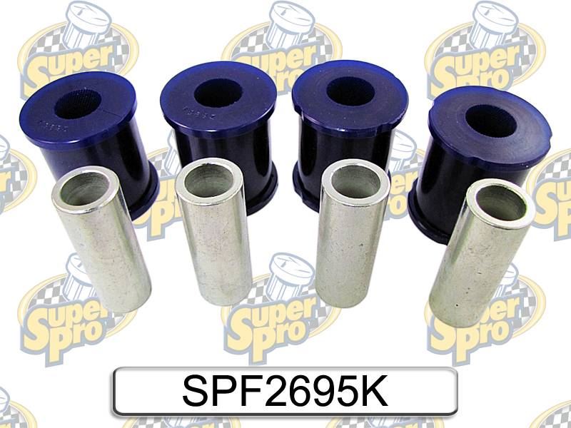 SuperPro Polyurethane Rear Lower Trailing Arm Suspension Car Bush Kit SPF2695K