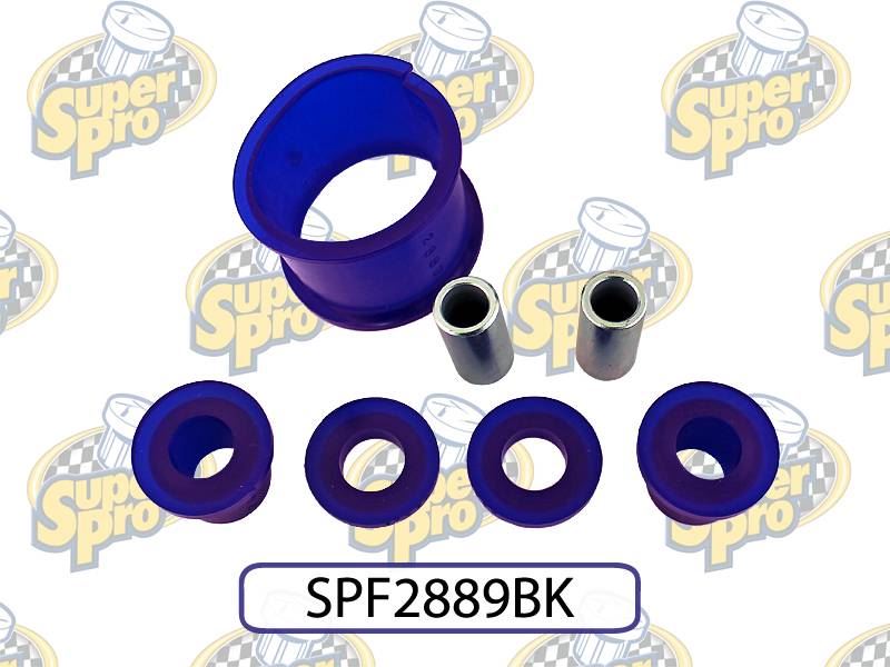 SuperPro Polyurethane Front Steering Rack , Pinion Mount Car Bush Kit SPF2889BK