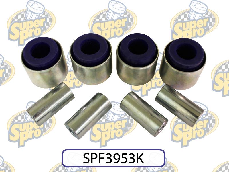 SuperPro Poly Rear Lower Trailing Arm Car Bush Kit Improved Stability SPF3953K