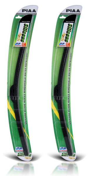 PIAA Si-Tech Front Aero Flat Wiper Blade Set - Silicone 16 "/ 400mm 20 "/ 500mm