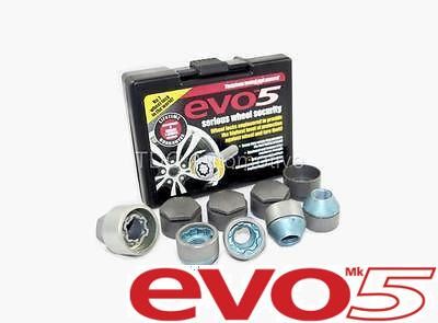 Evo Mk5 Locking Wheel Nut & Cover Set