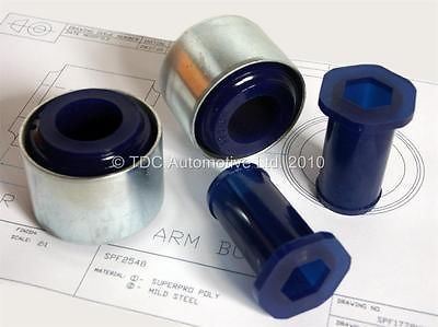 For BMW New Mini Front Arm Wishbone Rear Bush Kit - SuperPro poly