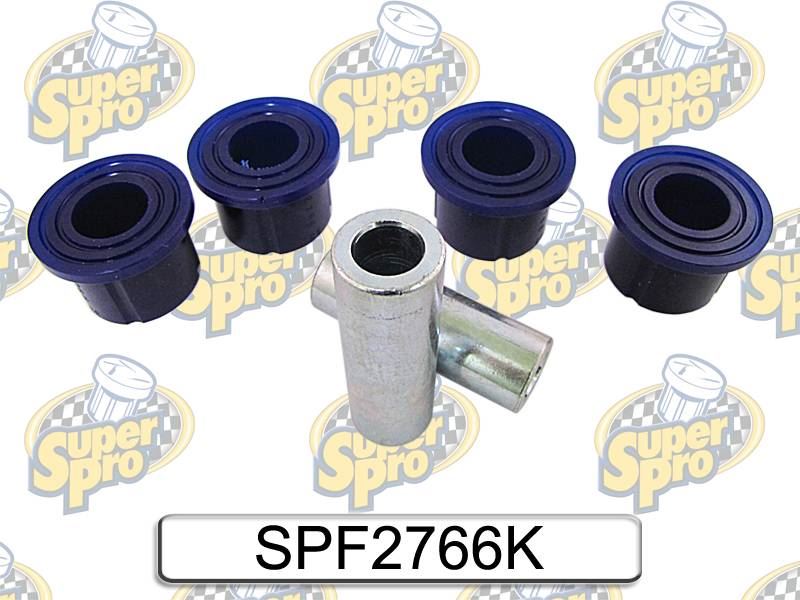 For Nissan Navara D40 05on Rear Spring Front Eye Bush Kit - SuperPro Poly